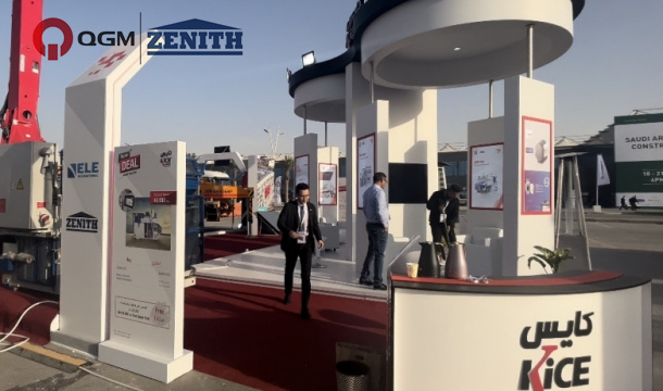 เครื่องบล็อก QGM-ZENITH เข้าร่วมนิทรรศการ Saudi Big 5 ปี 2023