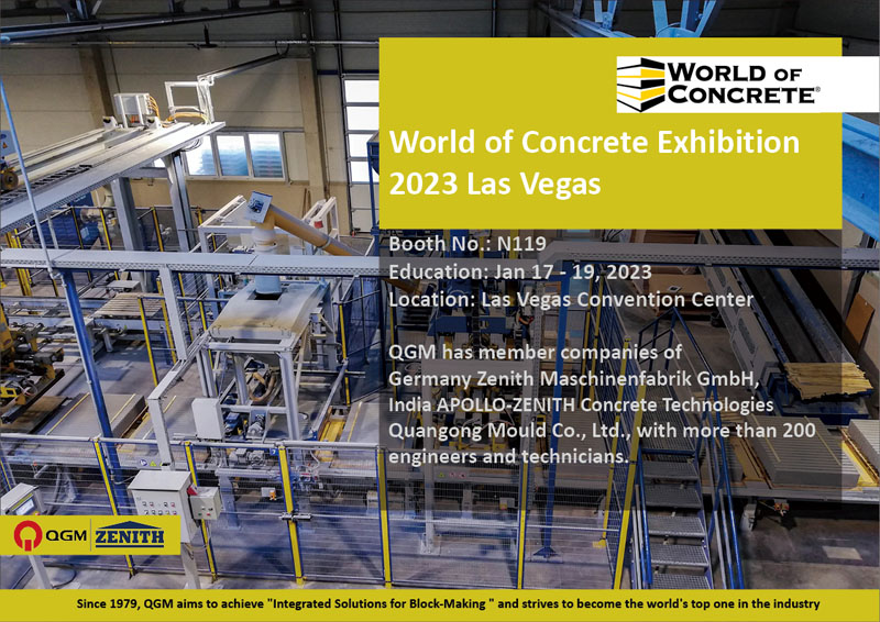 A QGM Block Machine Group részt vesz a WOC 2023 Las Vegas-on